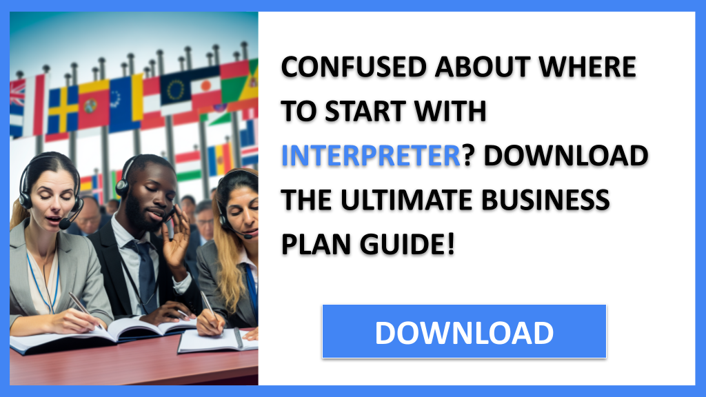Business Plan Example for Interpreter - Interpreter Complete Guide- CTA1