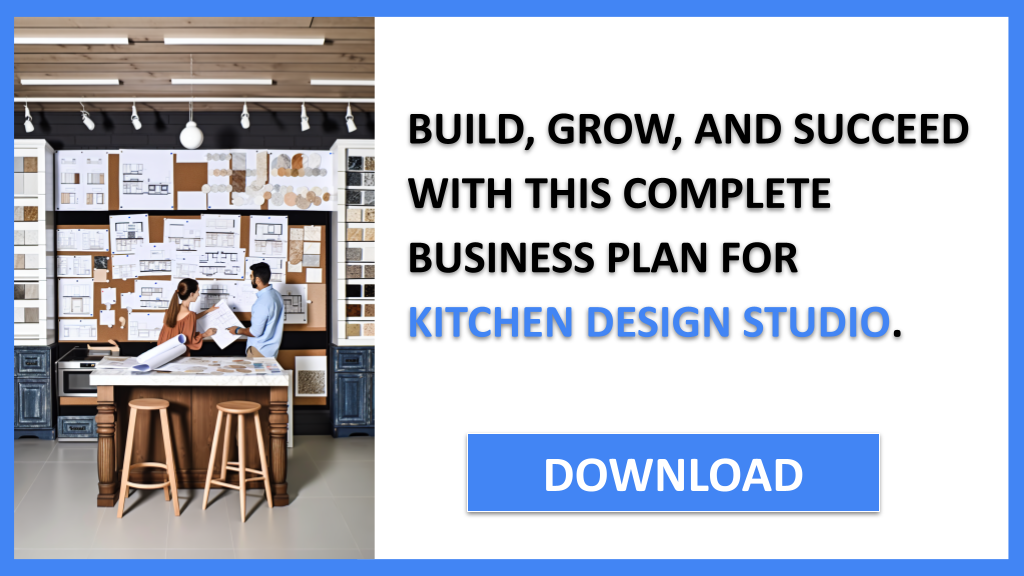 Business Plan Example for Kitchen Design Studio - Kitchen Design Studio Complete Guide- CTA3