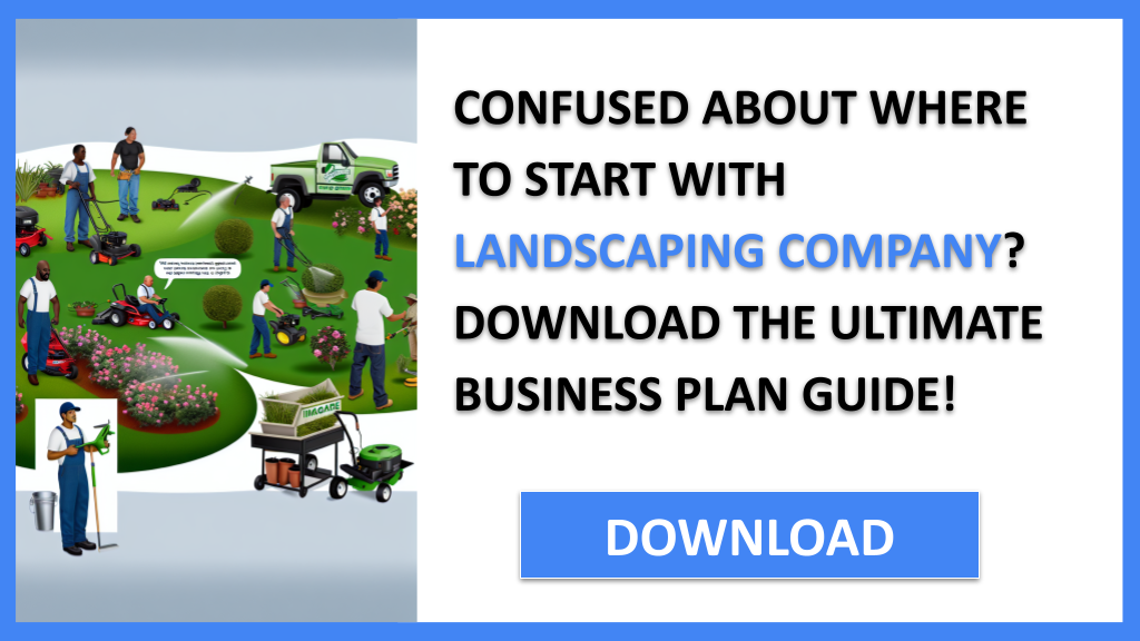 Business Plan Example for Landscaping Company - Landscaping Company Complete Guide- CTA1