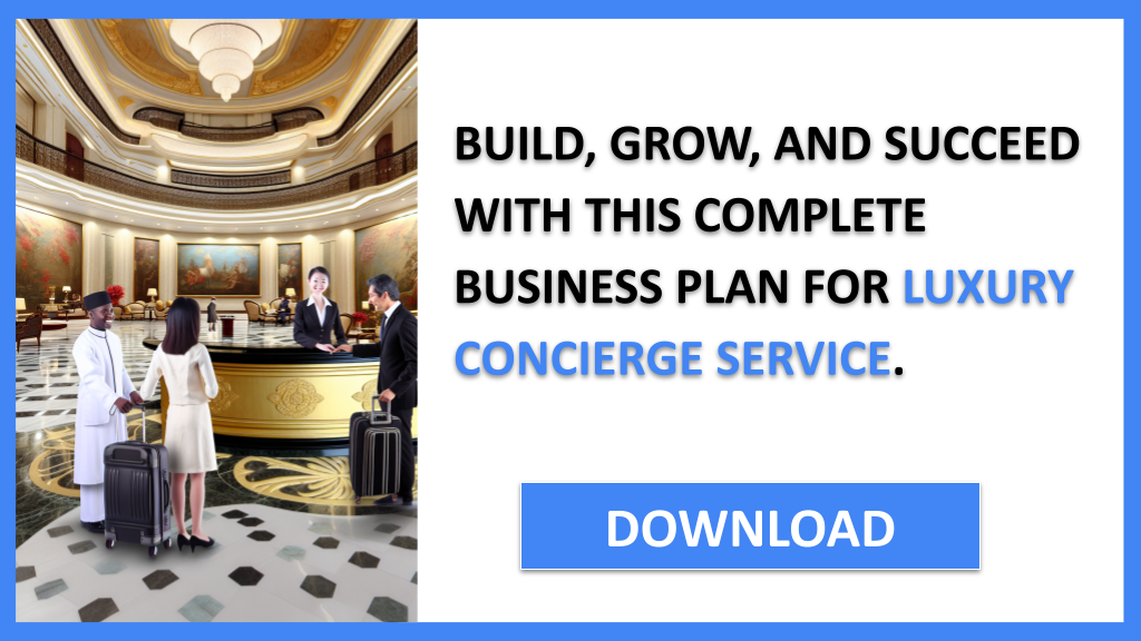 Business Plan Example for Luxury Concierge Service - Luxury Concierge Service Complete Guide- CTA3