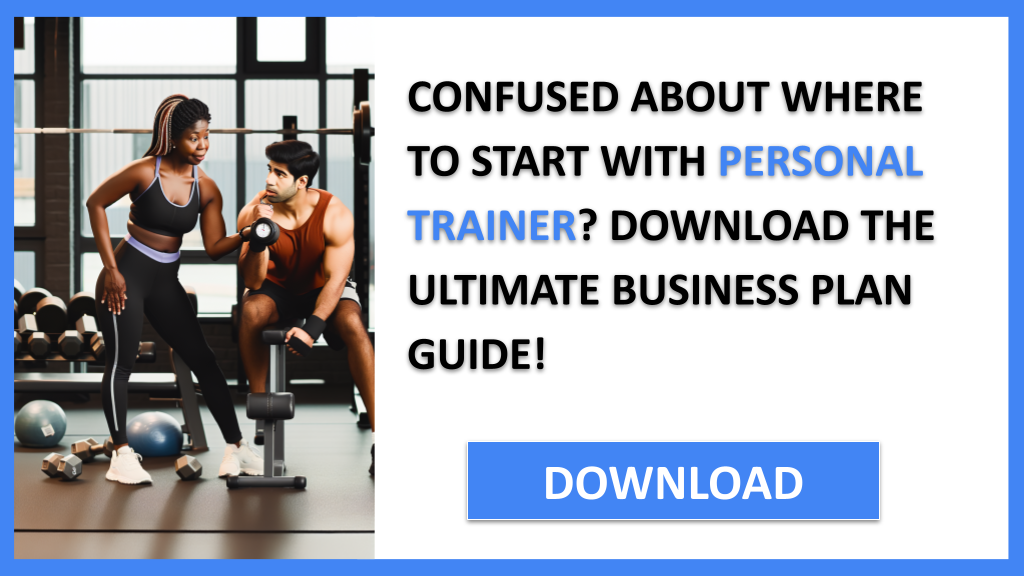 Business Plan Example for Personal Trainer - Personal Trainer Complete Guide- CTA1
