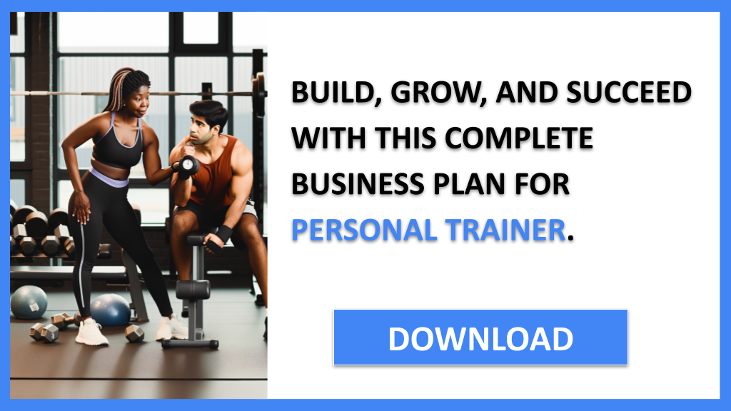 Business Plan Example for Personal Trainer - Personal Trainer Complete Guide- CTA3