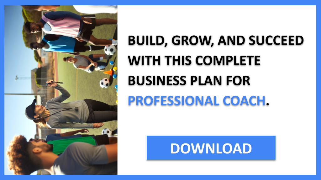 Business Plan Example for Professional Coach - Professional Coach Complete Guide- CTA3