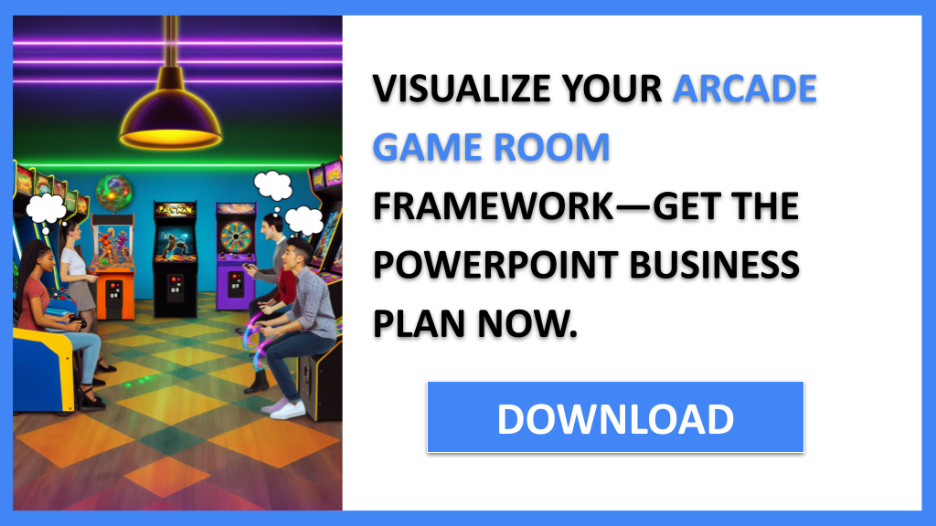 Business Plan Example for Arcade Game Room - Arcade Game Room Business Model Canvas- CTA3