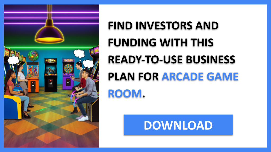 Business Plan Example for Arcade Game Room - Arcade Game Room Funding Options- CTA3