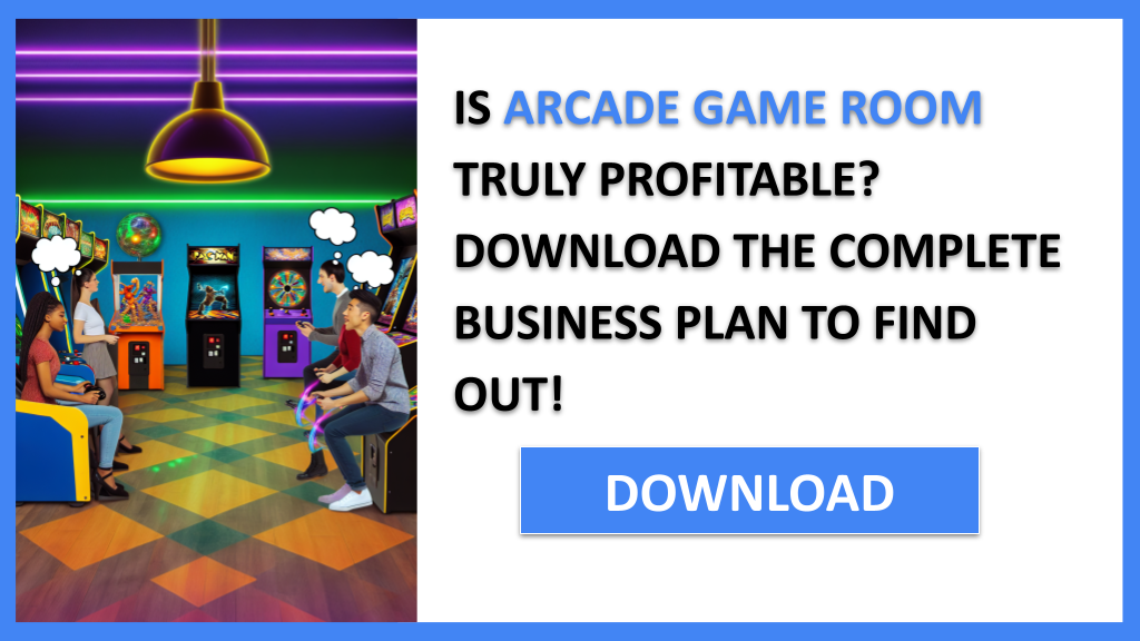 Business Plan Example for Arcade Game Room - Arcade Game Room Profitability- CTA1