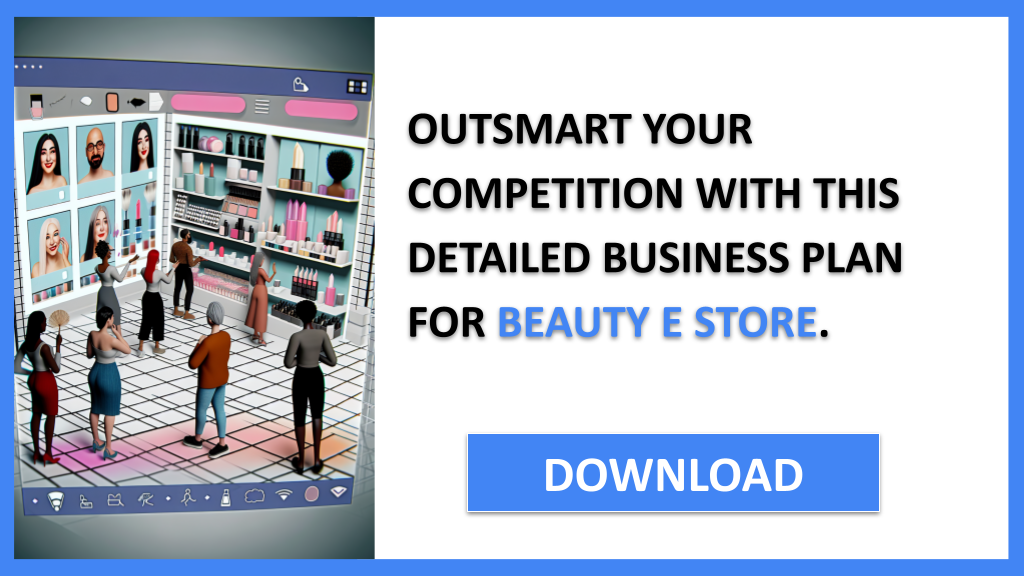 Business Plan Example for Beauty E Store - Beauty E Store Competition Study- CTA3