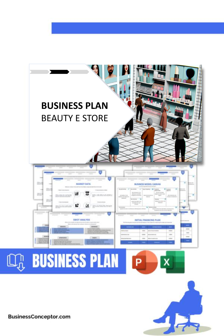 Business Plan for Beauty E Store - Beauty E Store Complete Guide