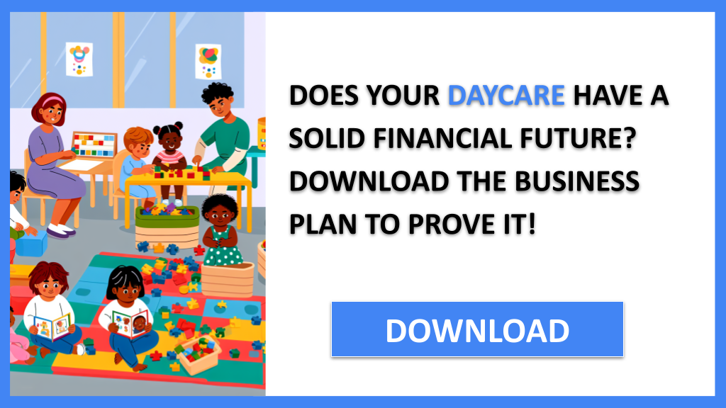 Business Plan Example for Daycare - Daycare Financial Plan- CTA1