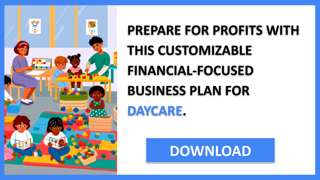 Business Plan Example for Daycare - Daycare Financial Plan- CTA3
