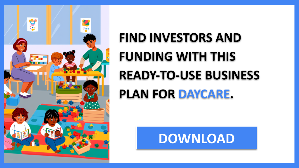 Business Plan Example for Daycare - Daycare Funding Options- CTA3