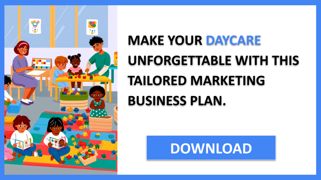 Business Plan Example for Daycare - Daycare Marketing Plan- CTA3