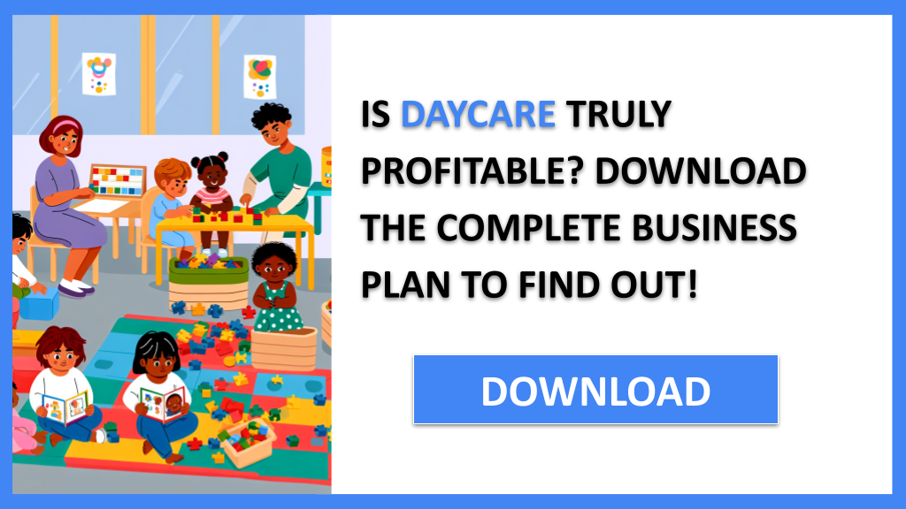 Business Plan Example for Daycare - Daycare Profitability- CTA1