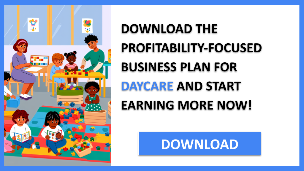 Business Plan Example for Daycare - Daycare Profitability- CTA3