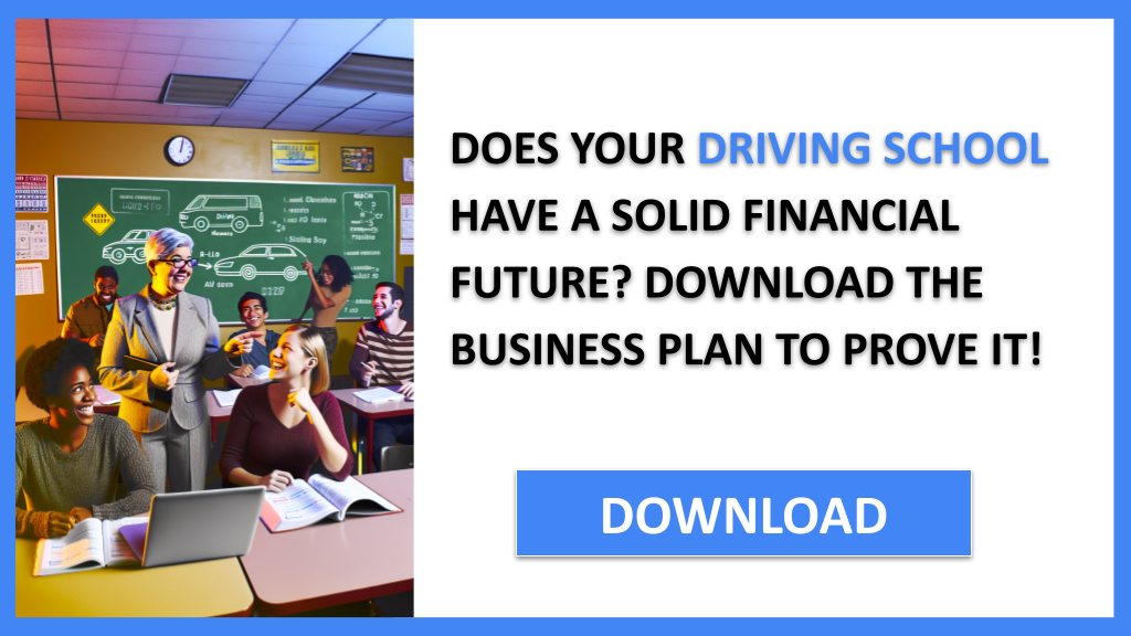 Business Plan Example for Driving School - Driving School Financial Plan- CTA1