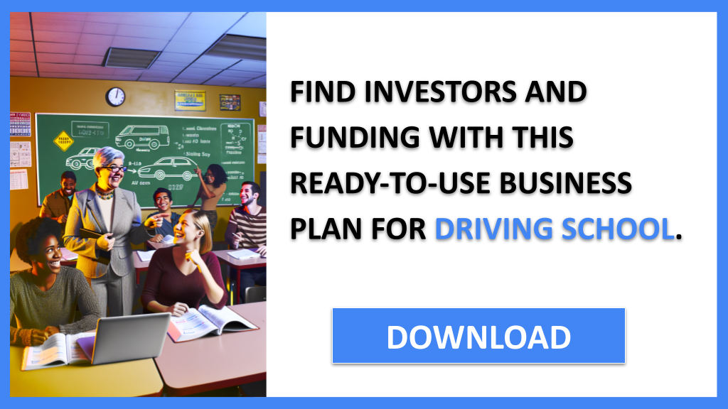 Business Plan Example for Driving School - Driving School Funding Options- CTA3