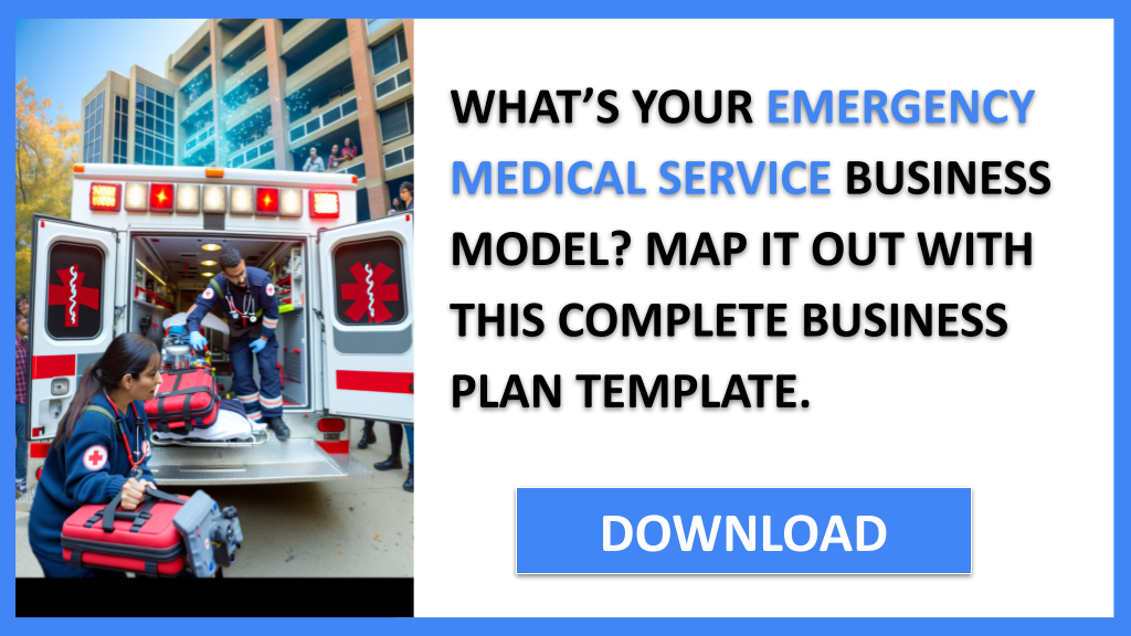 Business Plan Example for Emergency Medical Service - Emergency Medical Service Business Model Canvas- CTA1