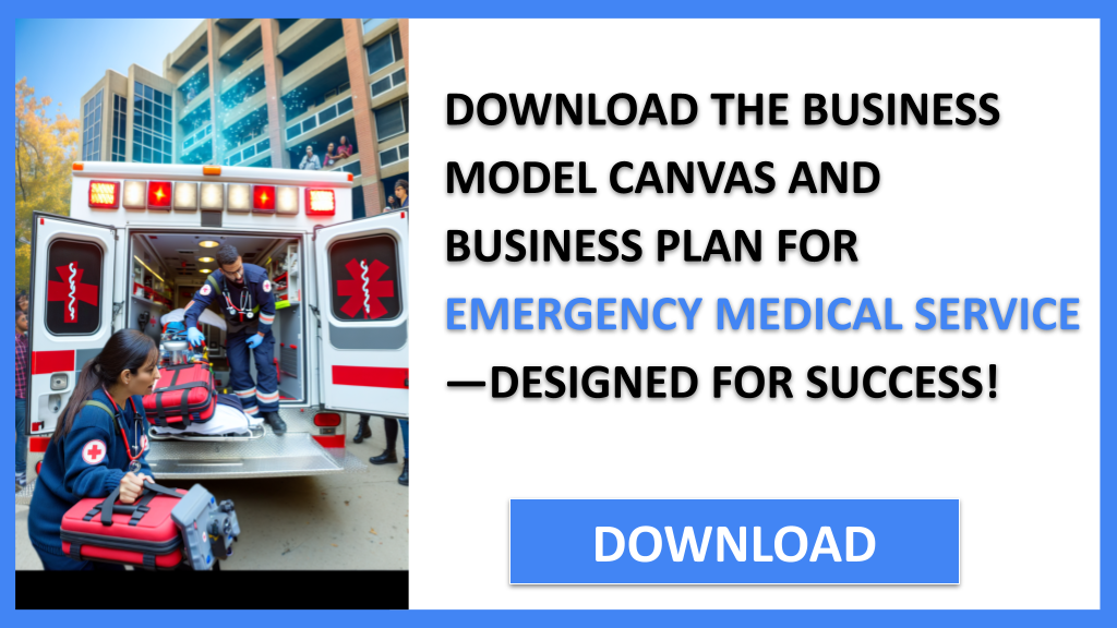 Business Plan Example for Emergency Medical Service - Emergency Medical Service Business Model Canvas- CTA2