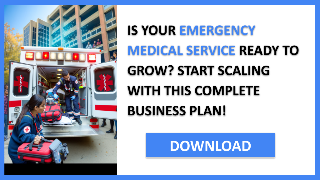 Business Plan Example for Emergency Medical Service - Emergency Medical Service Growth Strategy- CTA1
