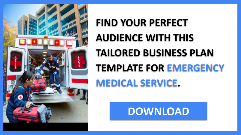 Business Plan Example for Emergency Medical Service - Emergency Medical Service Customer Segments- CTA2