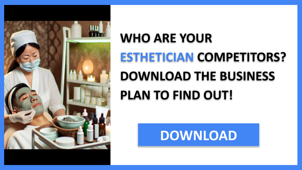 Business Plan Example for Esthetician - Esthetician Competition Study- CTA1