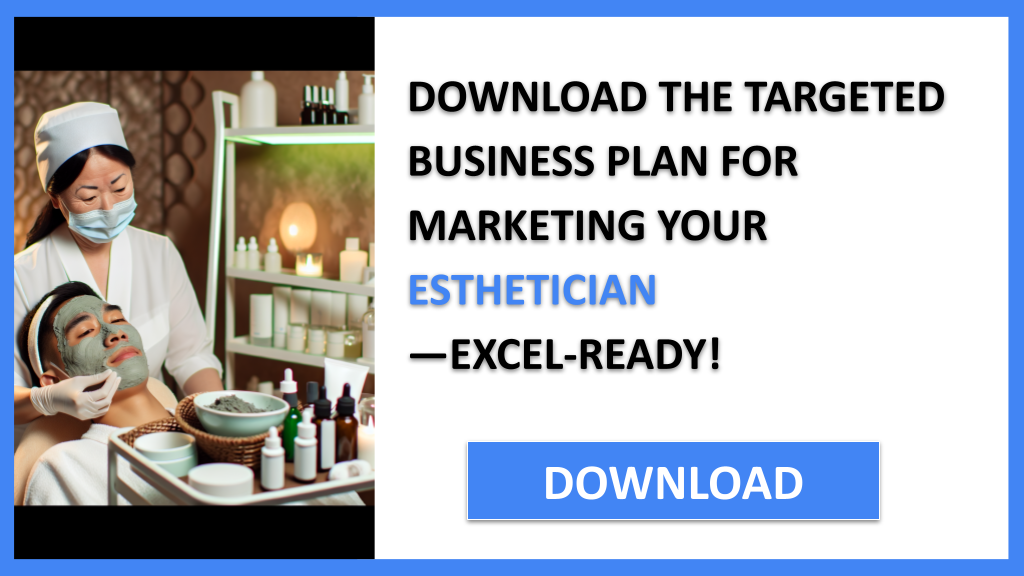 Business Plan Example for Esthetician - Esthetician Marketing Plan- CTA2