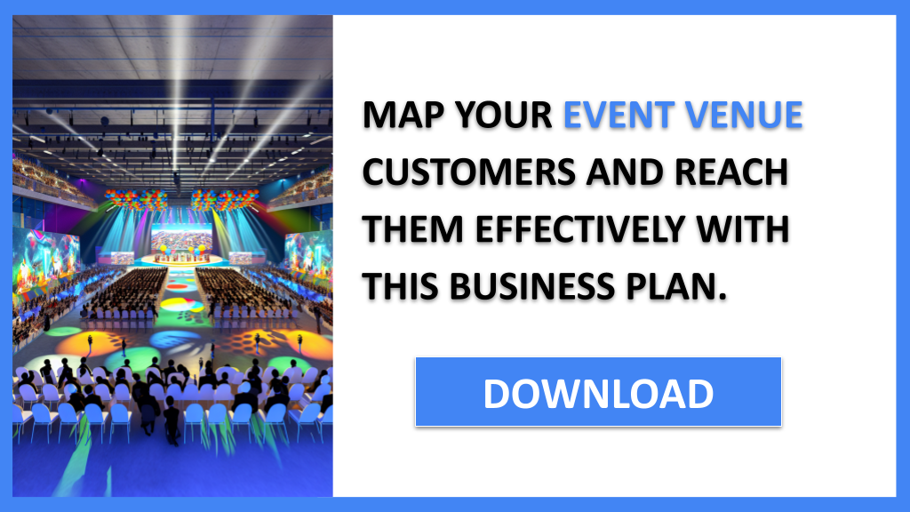 Business Plan Example for Event Venue - Event Venue Customer Segments- CTA3