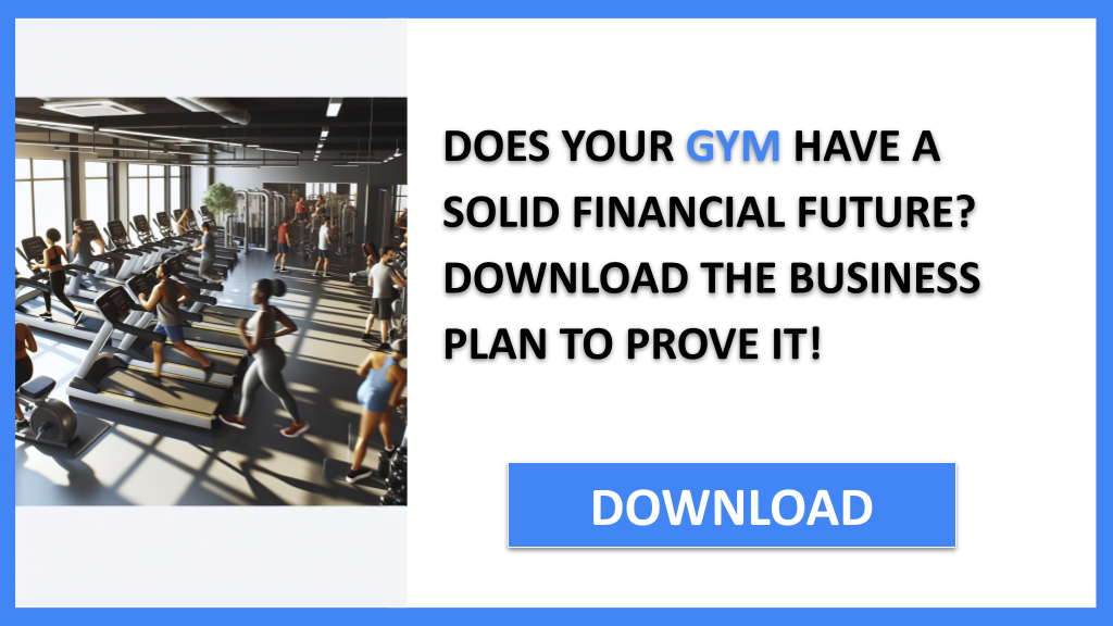 Business Plan Example for Gym - Gym Financial Plan- CTA1