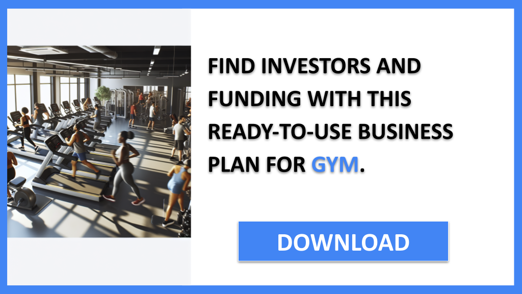 Business Plan Example for Gym - Gym Funding Options- CTA3