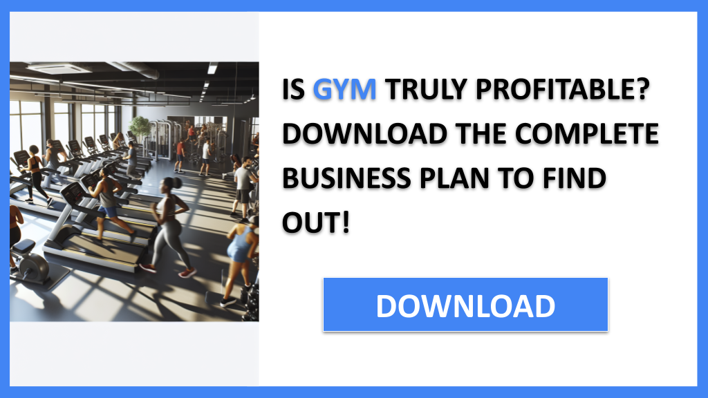 Business Plan Example for Gym - Gym Profitability- CTA1