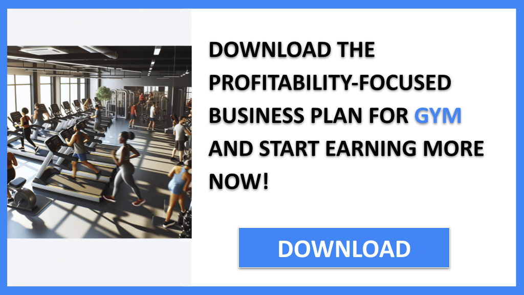 Business Plan Example for Gym - Gym Profitability- CTA3