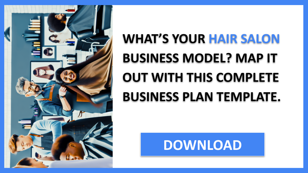 Business Plan Example for Hair Salon - Hair Salon Business Model Canvas- CTA1