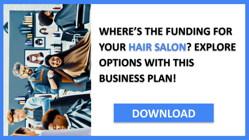 Business Plan Example for Hair Salon - Hair Salon Funding Options- CTA1