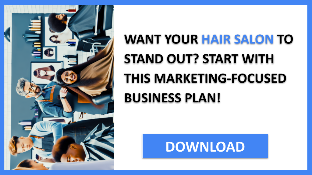Business Plan Example for Hair Salon - Hair Salon Marketing Plan- CTA1