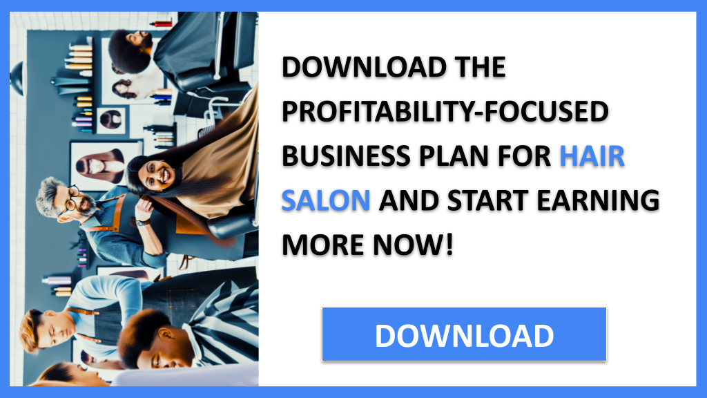 Business Plan Example for Hair Salon - Hair Salon Profitability- CTA3