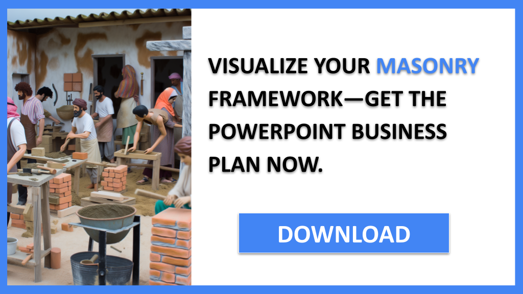Business Plan Example for Masonry - Masonry Business Model Canvas- CTA3