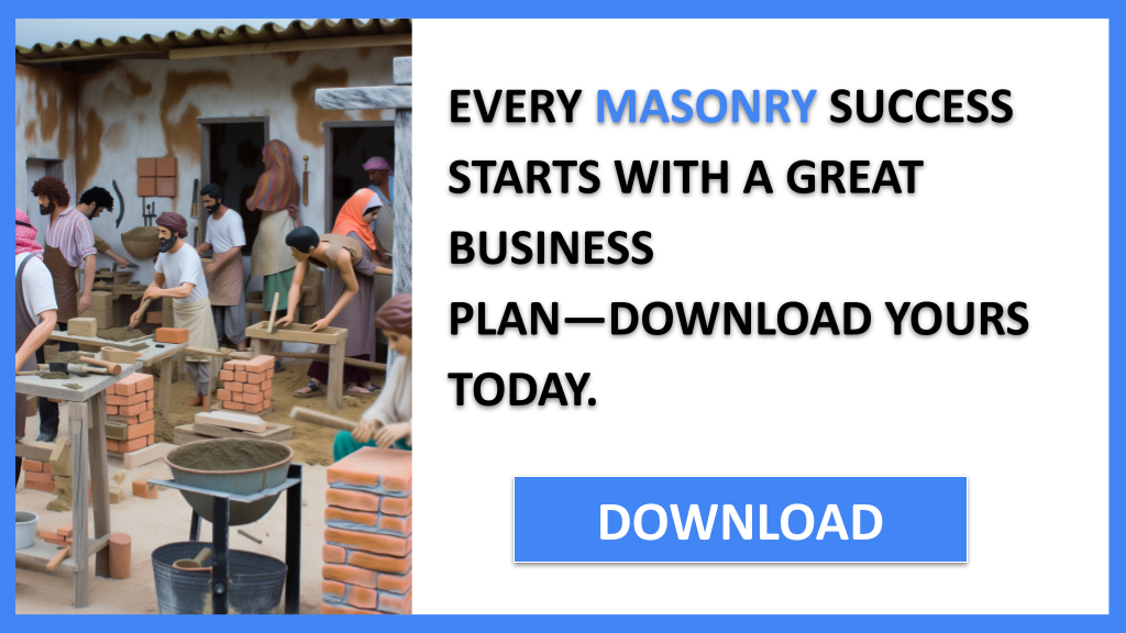 Business Plan Example for Masonry - Masonry Business Plan- CTA1
