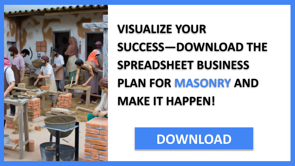 Business Plan Example for Masonry - Masonry Business Plan- CTA3