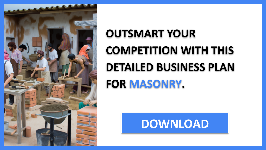Business Plan Example for Masonry - Masonry Competition Study- CTA3