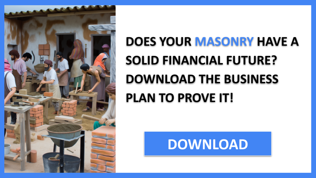 Business Plan Example for Masonry - Masonry Financial Plan- CTA1