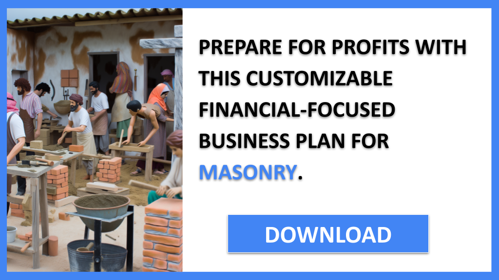 Business Plan Example for Masonry - Masonry Financial Plan- CTA3