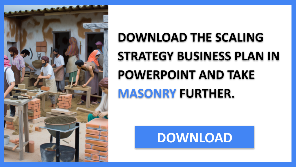 Business Plan Example for Masonry - Masonry Growth Strategy- CTA2