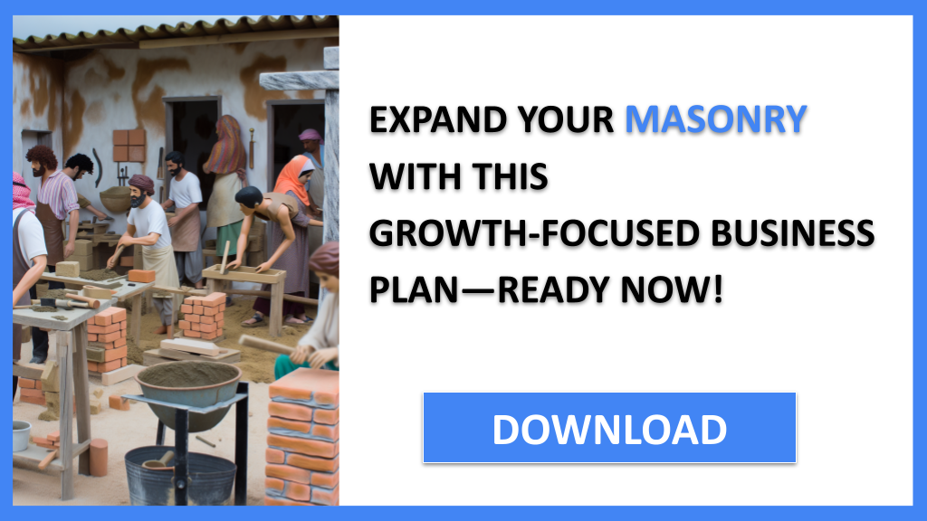 Business Plan Example for Masonry - Masonry Growth Strategy- CTA3