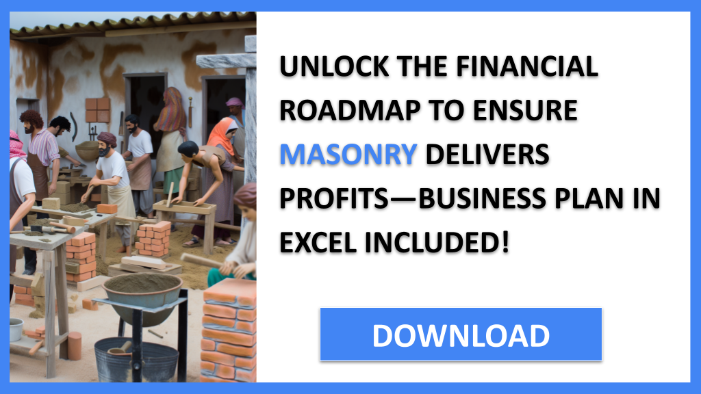 Business Plan Example for Masonry - Masonry Profitability- CTA2
