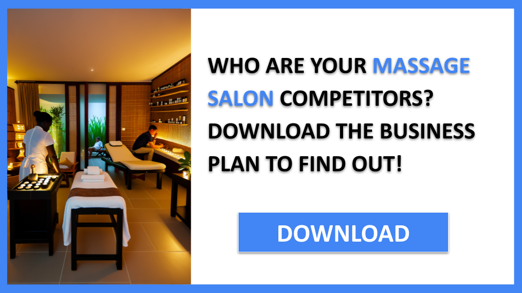 Business Plan Example for Massage Salon - Massage Salon Competition Study- CTA1