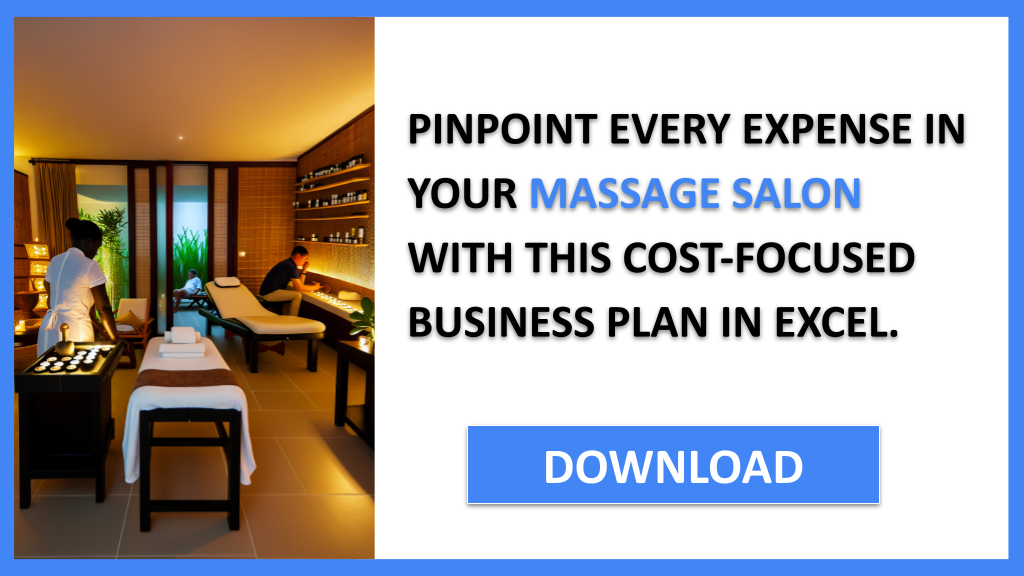 Business Plan Example for Massage Salon - Massage Salon Costs- CTA2