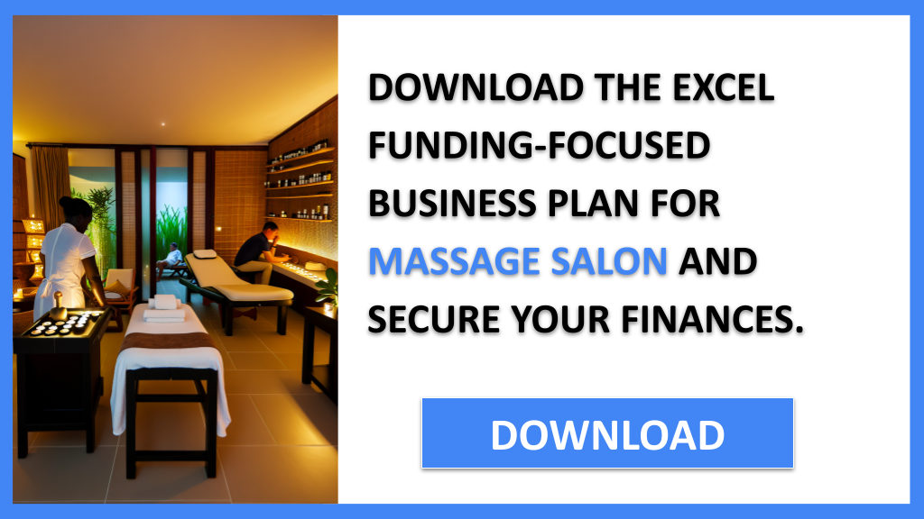 Business Plan Example for Massage Salon - Massage Salon Funding Options- CTA2
