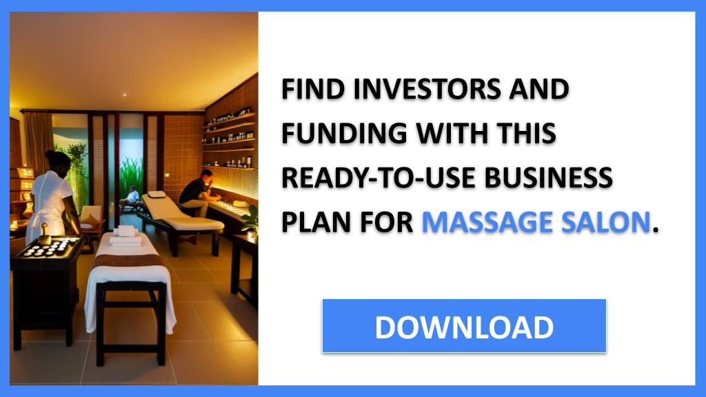 Business Plan Example for Massage Salon - Massage Salon Funding Options- CTA3