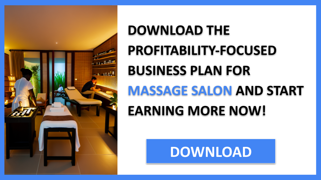 Business Plan Example for Massage Salon - Massage Salon Profitability- CTA3