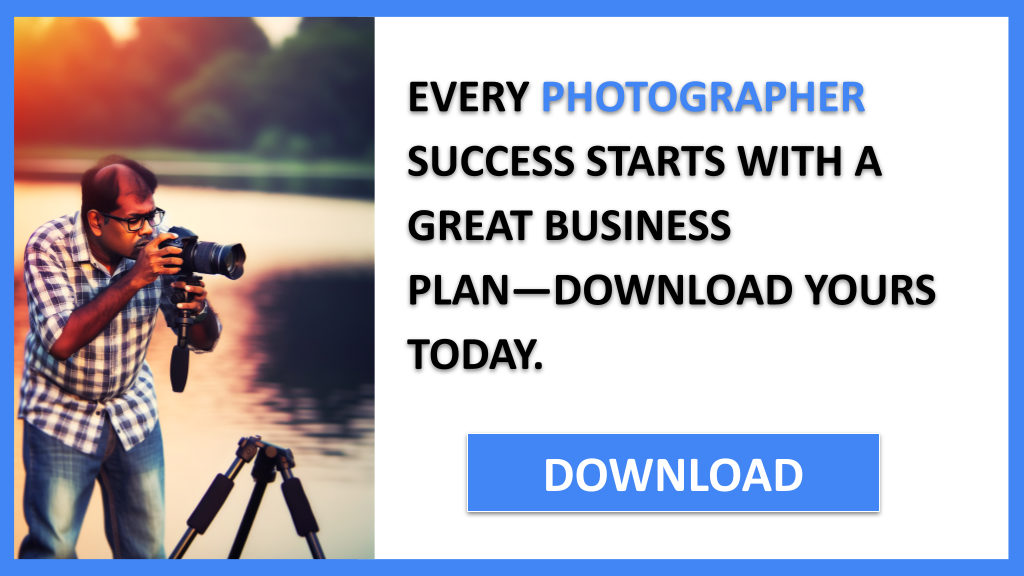 Business Plan Example for Photographer - Photographer Business Plan- CTA1